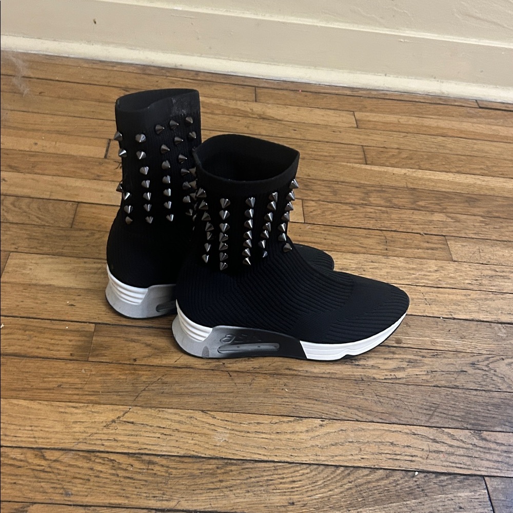 Ash Black Studded Women's Sneakers